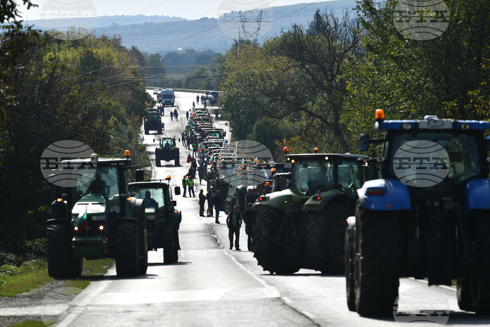 Разград - национален протест - земеделски производители