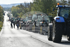 Разград - национален протест - земеделски производители