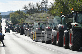 Разград - национален протест - земеделски производители