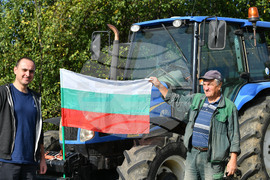 Разград - национален протест - земеделски производители