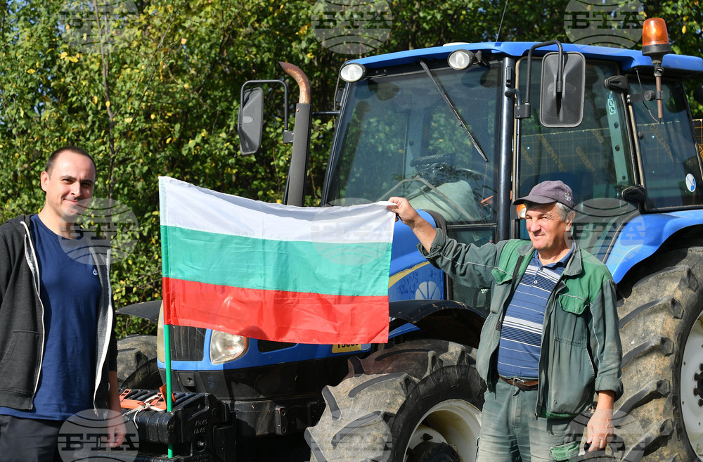 Разград - национален протест - земеделски производители