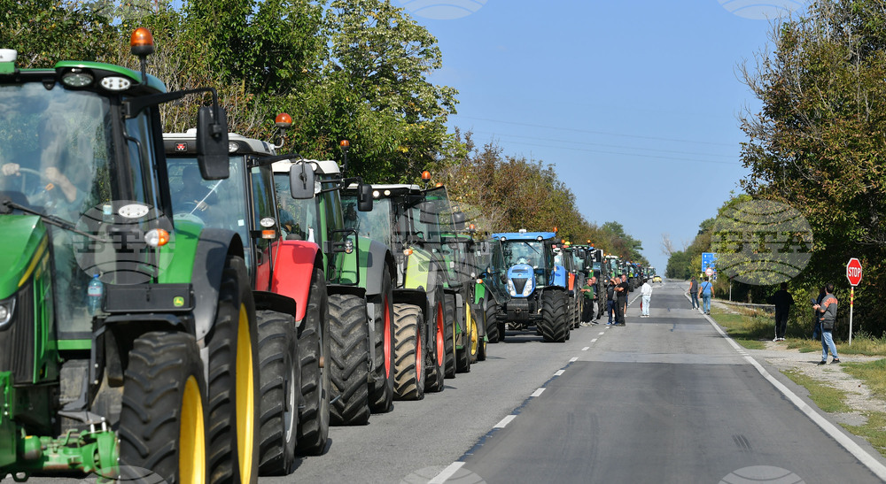 Разград - национален протест - земеделски производители