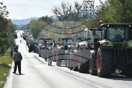 Разград - национален протест - земеделски производители