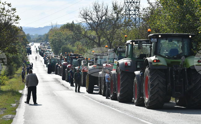 Разград - национален протест - земеделски производители