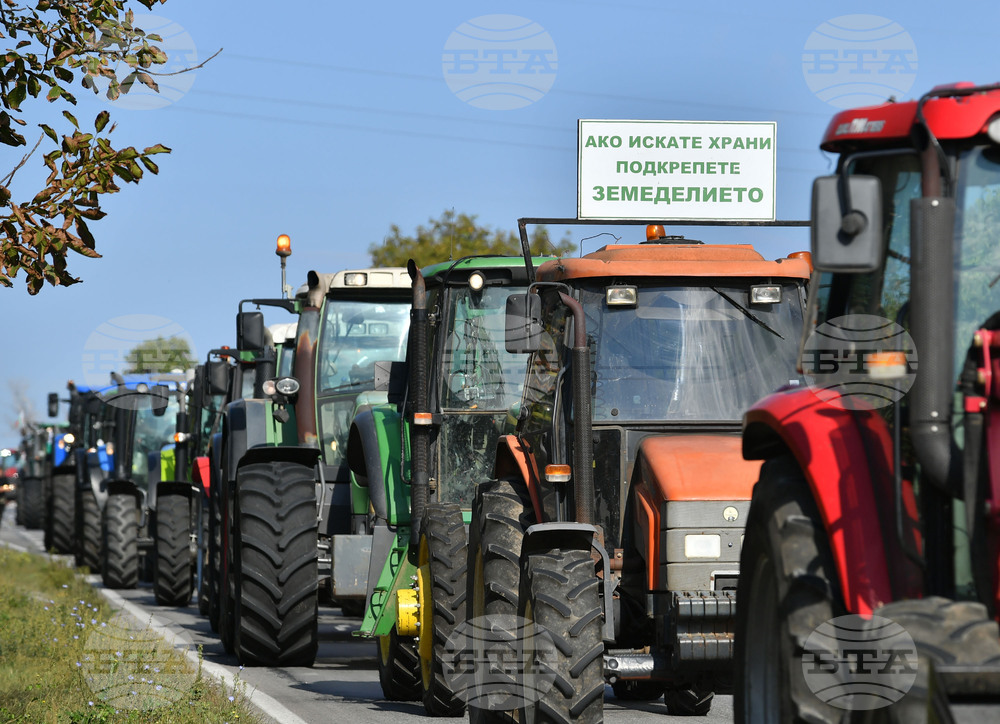 Разград - национален протест - земеделски производители