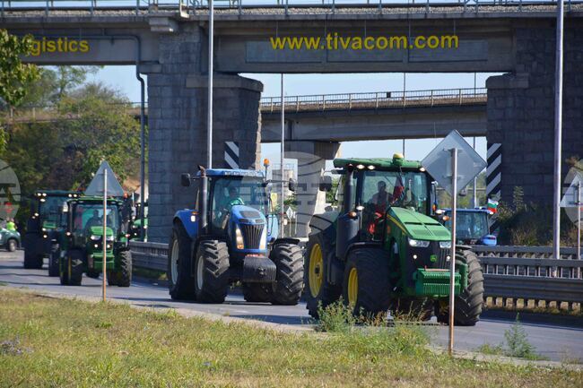 Русе - земеделци - протест 