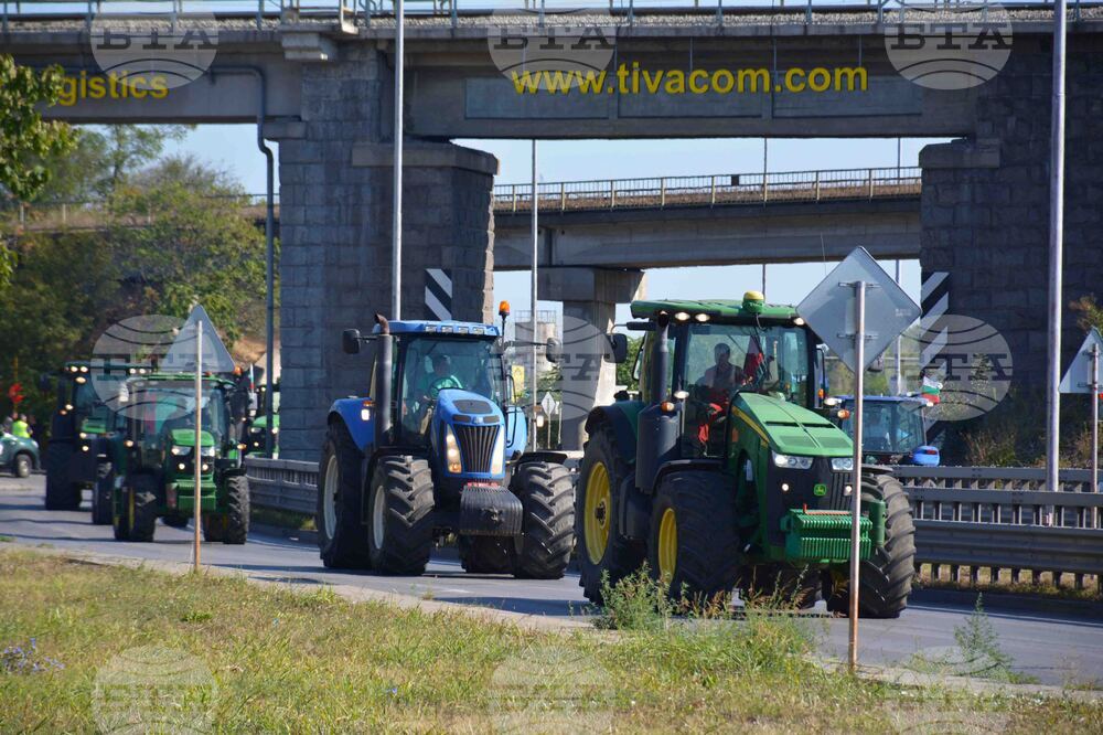 Русе - земеделци - протест