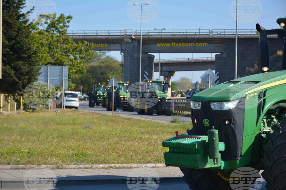 Русе - земеделци - протест