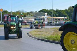 Русе - земеделци - протест