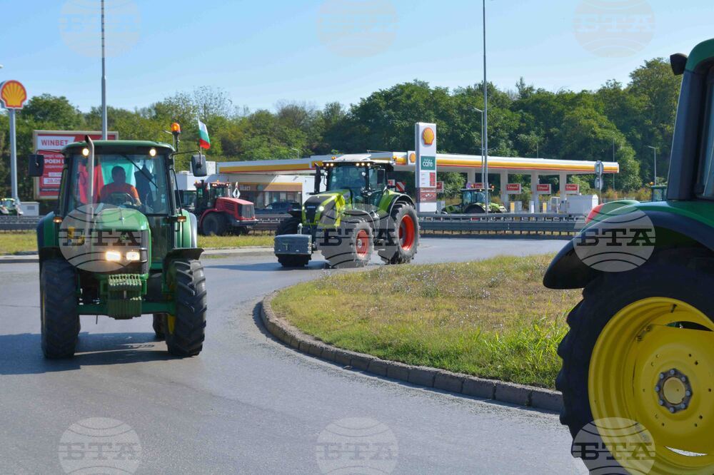 Русе - земеделци - протест