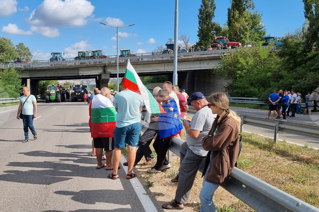 Хасково - земеделци - блокада