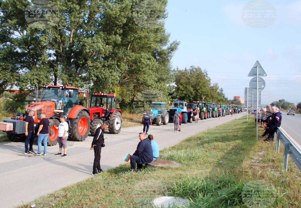 Монтана - земеделски производители - протест