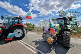 Сливен - земеделски производители - национален протест