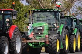 Сливен - земеделски производители - национален протест