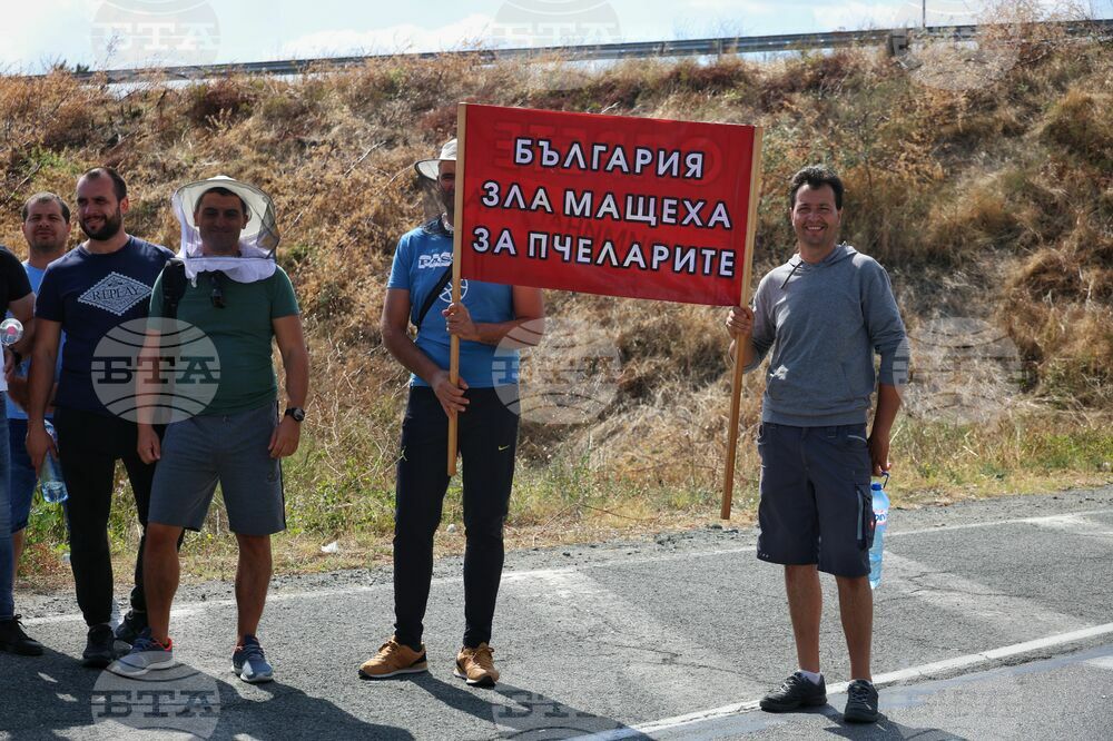 Сливен - земеделски производители - национален протест