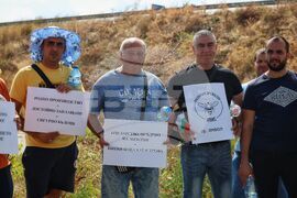 Сливен - земеделски производители - национален протест