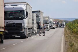 Сливен - земеделски производители - национален протест