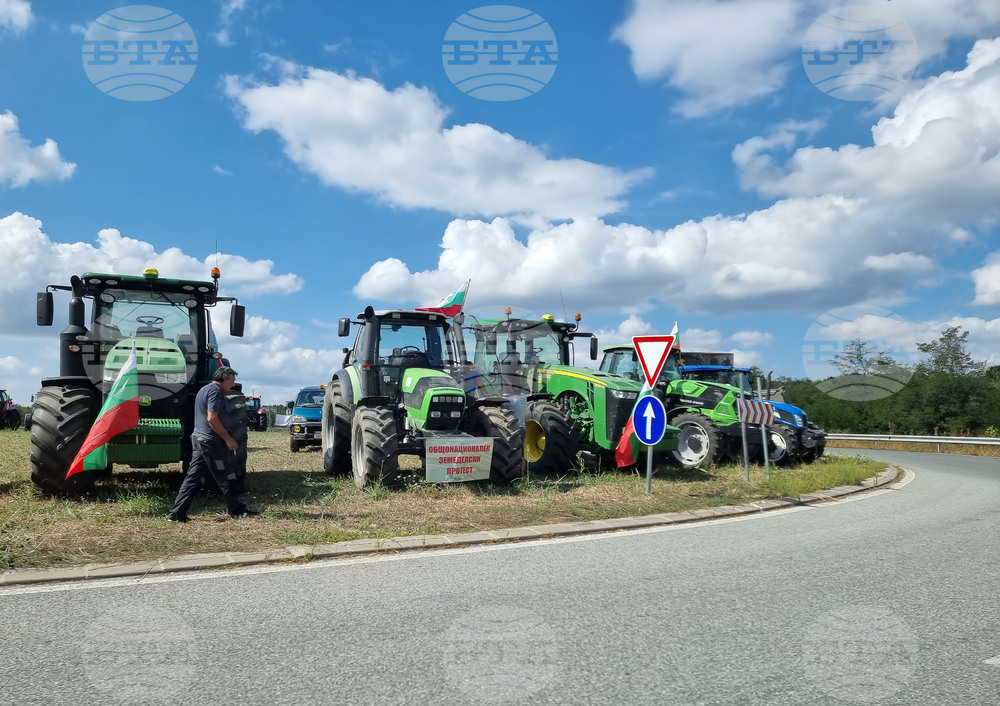 Магистрала Хемус - национален протест - земеделци