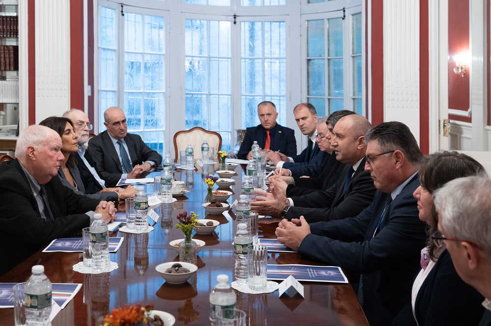 Президентство: Перспективите за задълбочаване на връзките на България със САЩ и Израел обсъди президентът Румен Радев с представители на еврейски организации в Ню Йорк