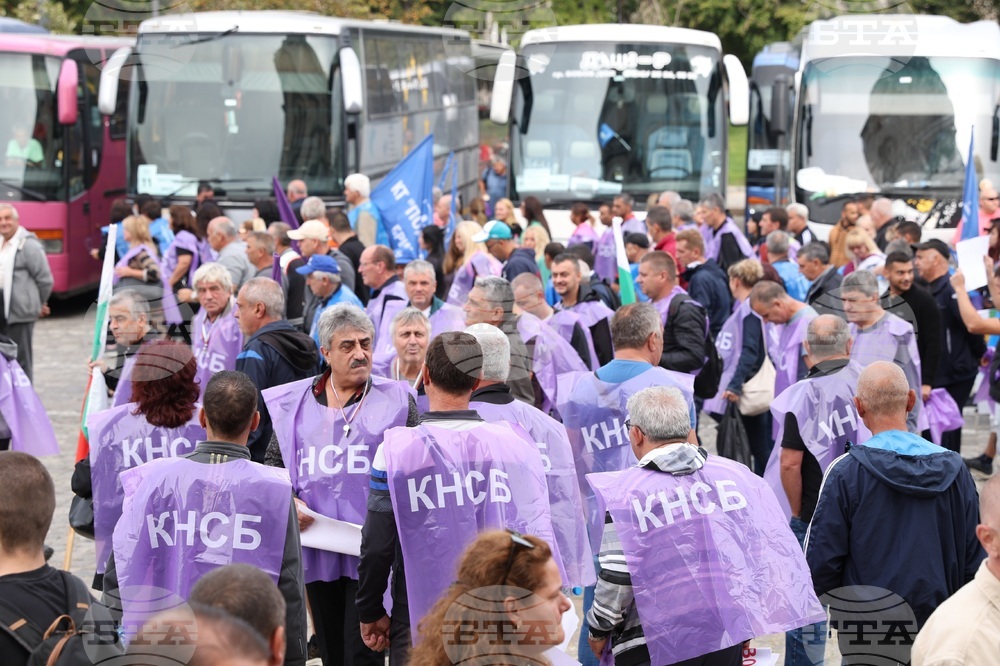 Митинг-шествие - миньори и енергетици