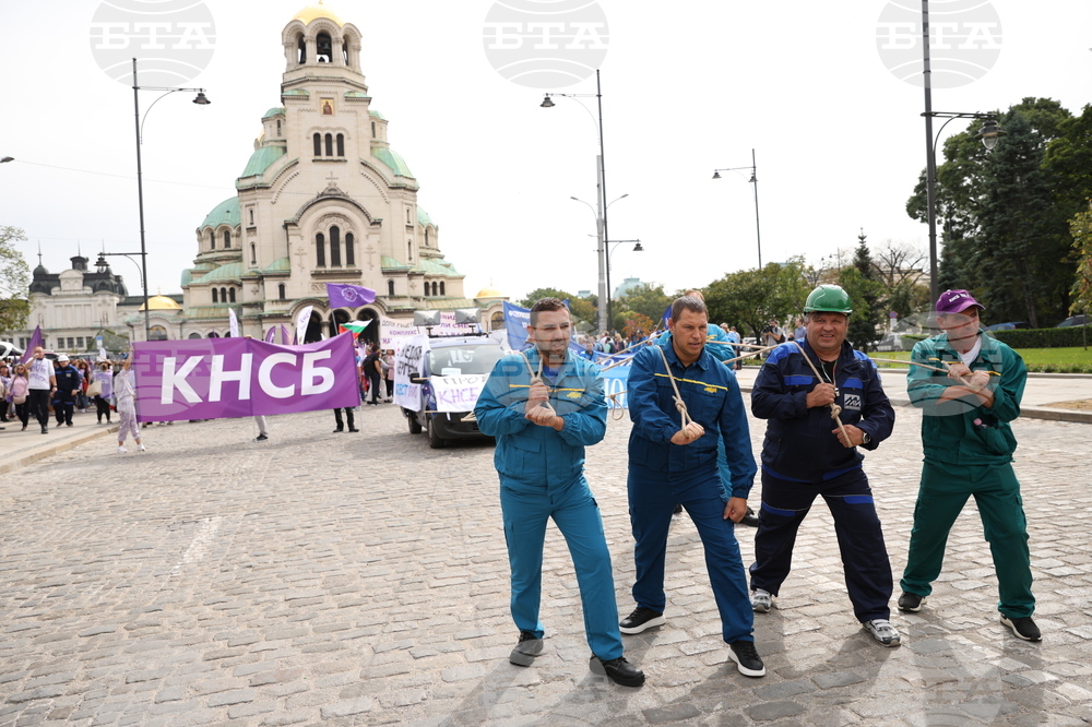 Митинг-шествие - миньори и енергетици