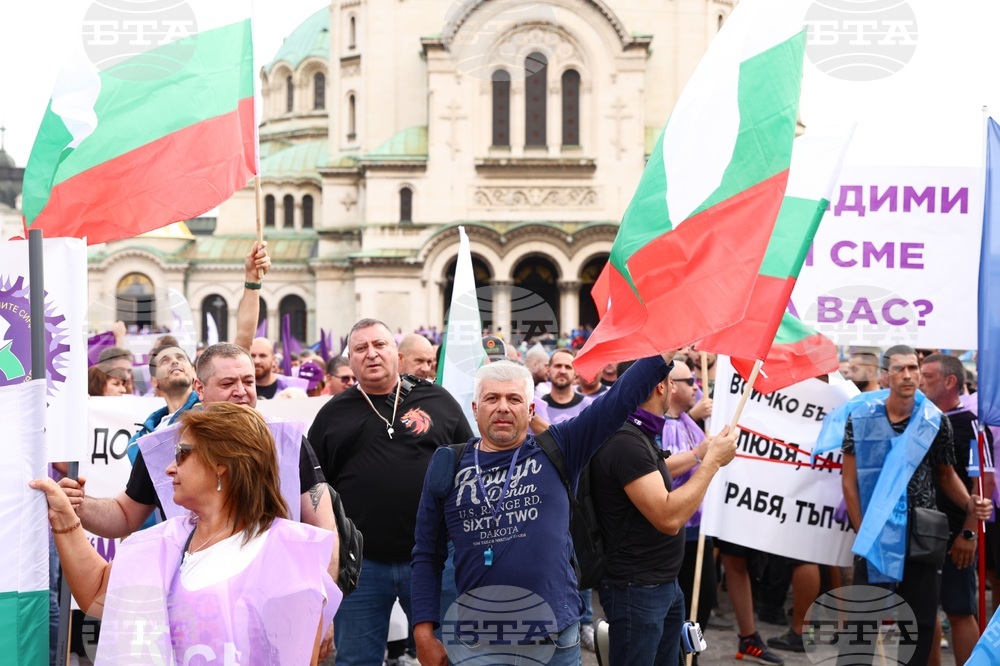 Митинг-шествие - миньори и енергетици