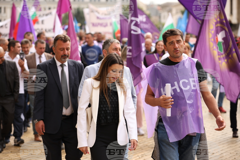 Митинг-шествие - миньори и енергетици