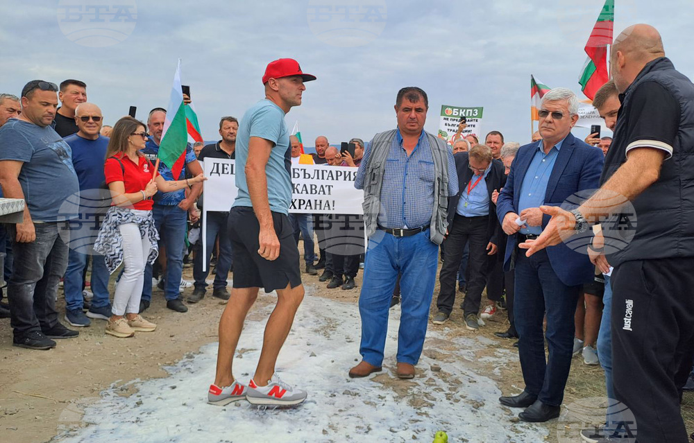 Протест - зърнопроизводители - Кирил Вътев