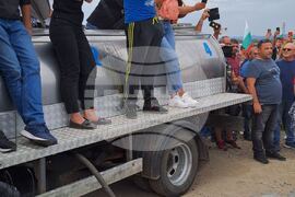 Протест - зърнопроизводители - Кирил Вътев