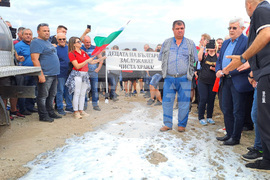 Протест - зърнопроизводители - Кирил Вътев