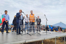 Протест - зърнопроизводители - Кирил Вътев