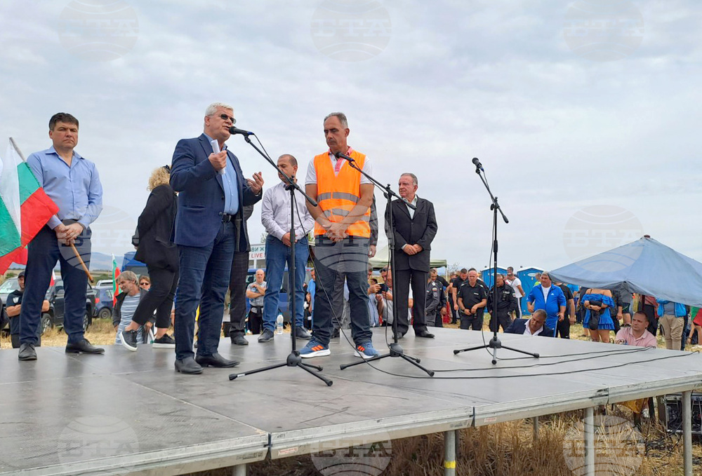 Протест - зърнопроизводители - Кирил Вътев