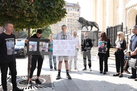 Протест - родители на загинали в ПТП деца