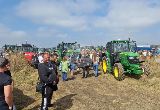  Долни Богров - протест - земеделци