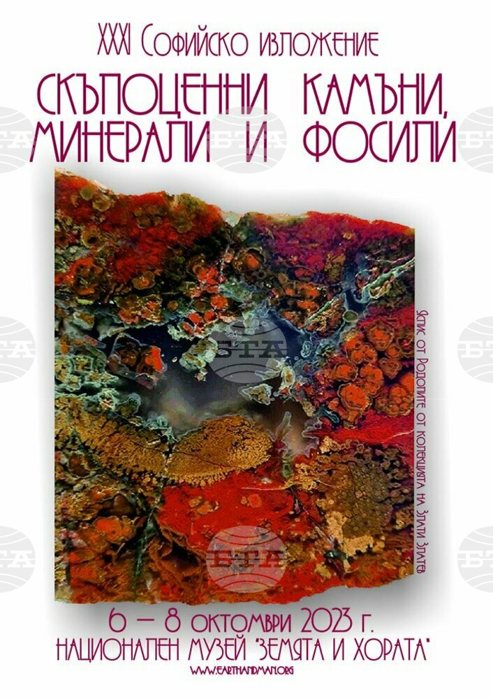 Националният музей „Земята и хората“ кани на изложение на минерали, скъпоценни камъни и фосили