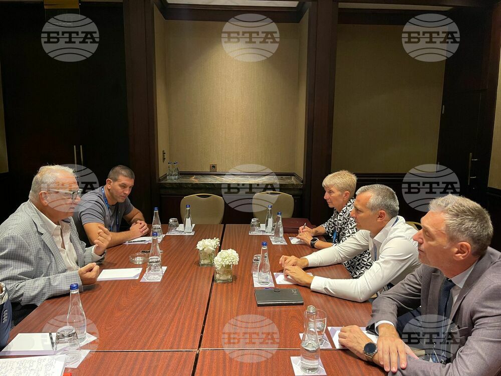 Sports Minister Iliev, United World Wrestling President Lalovic Discuss Organization of World Championships in Belgrade