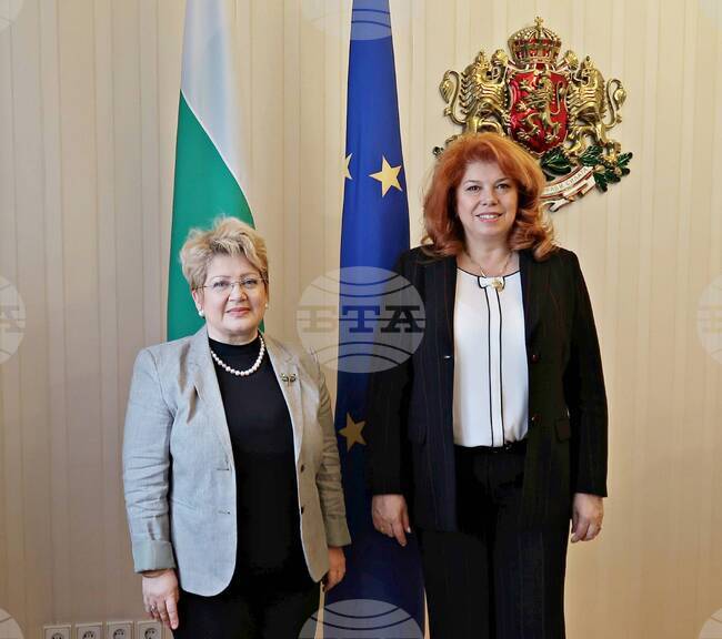 Значението на Черноморския регион за икономическото развитие и Шенген обсъдиха вицепрезидентът Илияна Йотова и посланик Бръндуша Предеску 