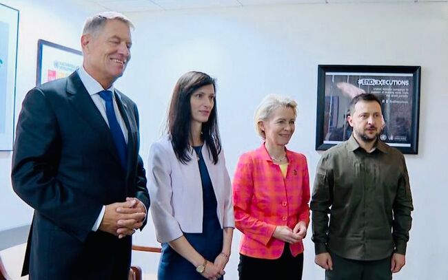 Вицепремиерът и министър на външните работи Мария Габриел проведе среща с председателя на Европейската комисия и президентите на Украйна и Румъния