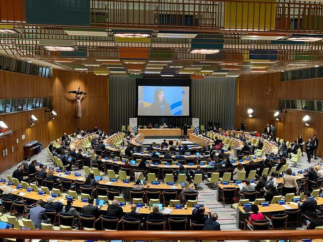 МВнР: Вицепремиерът и министър на външните работи Мария Габриел представи визията, приоритетите и очакванията на България в подготвителна министерска среща за Срещата на върха за бъдещето през 2024 г.