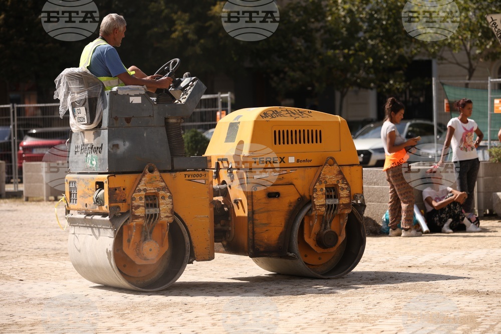 Жълти павета - ремонт