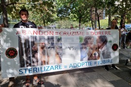 Румъния - Марш за правата на животните