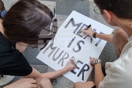 Румъния - Марш за правата на животните