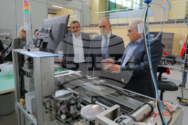 Пловдив - Румен Радев - предприятие - посещение