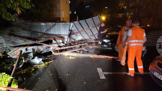 Румъния - буря