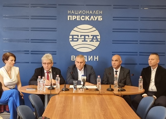 Пресконференция на тема: „Представяне на кандидата за кмет на Община Видин и листата с кандидати за общински съветници на ПП "Възраждане"