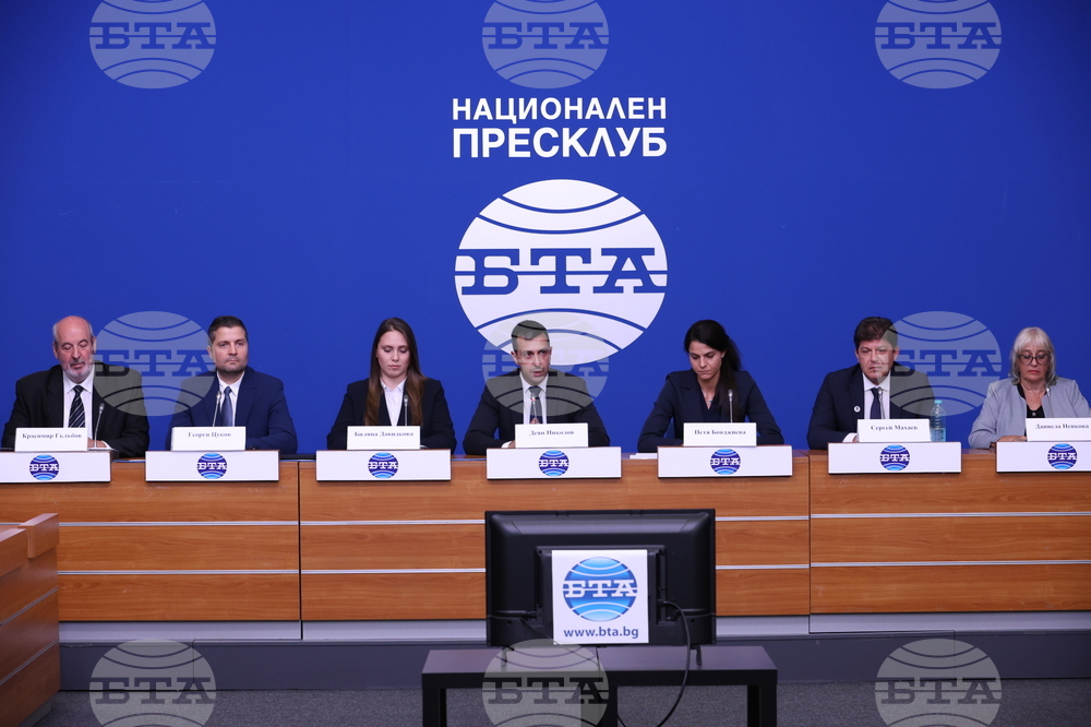 Национален пресклуб на БТА София - ПП "Възраждане" - Деян Николов - пресконференция