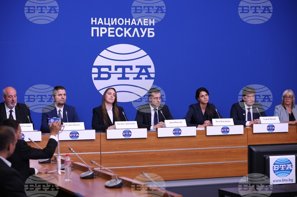 Национален пресклуб на БТА София - ПП "Възраждане" - Деян Николов - пресконференция