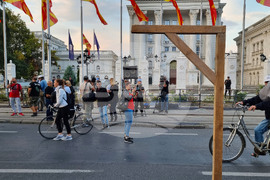 Република Северна Македония - Клиника по онкология - протест