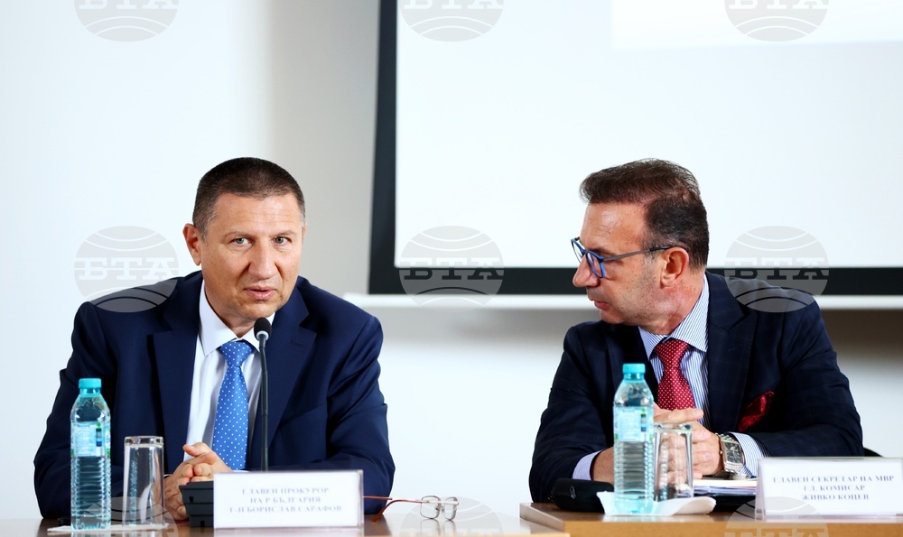 България е една от най-спокойните държави, благодарение на полицията, заяви Борислав Сарафов