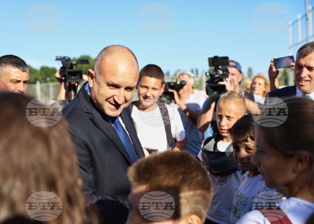 Карнобат - Румен Радев - „Спортувай с президента" - инициатива